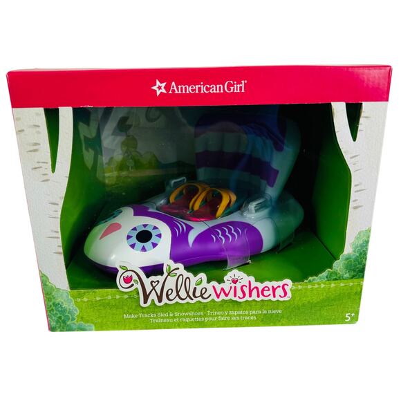 American Girl Wellie Wishers Make Tracks Owl Sled & Snowshoes 2017 - Picture 3 of 11